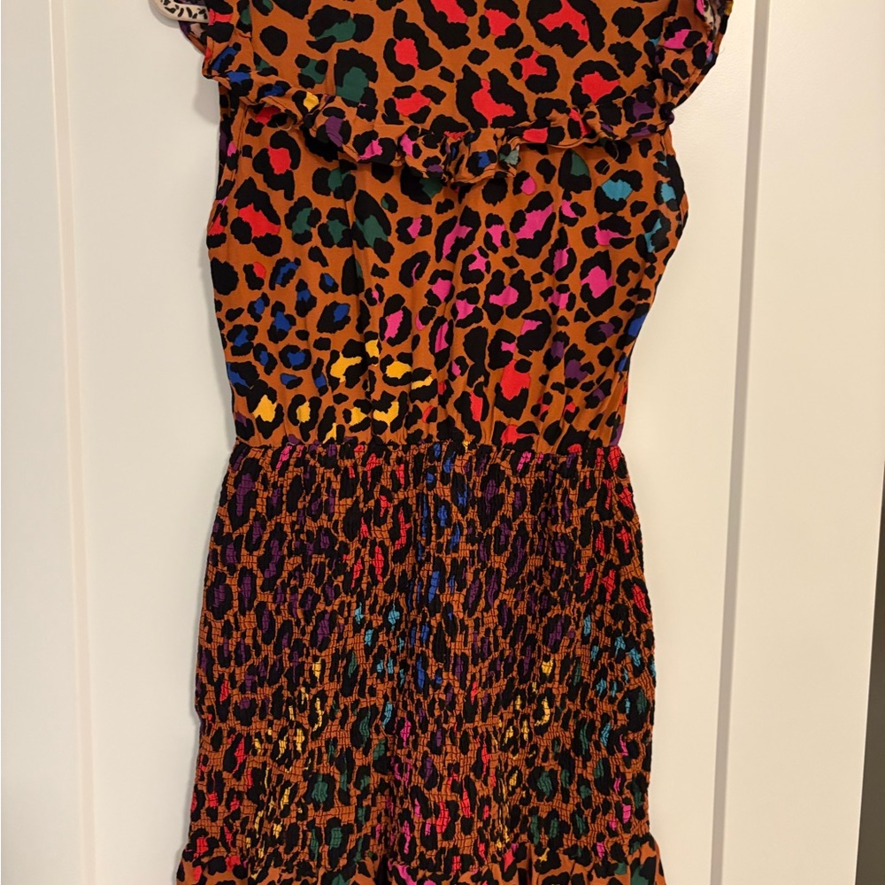 FARM Rio Leopard Print Mini Dress - Multicolor - Picture 2 of 3